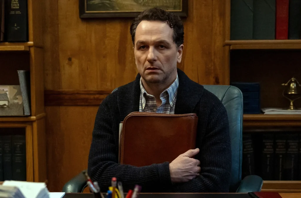 Widow's Bay review — Matthew Rhys as Mayor Tom Loftis in Apple TV+ horror-comedy Widow's Bay